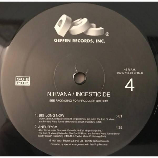 Вінілова платівка Nirvana - Incesticide [2LP]