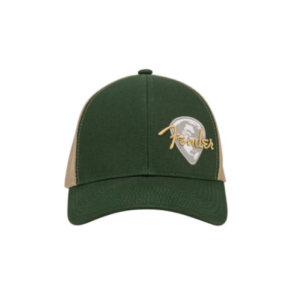 Кепка FENDER GLOBE PICK PATCH HAT GREEN KHAKI