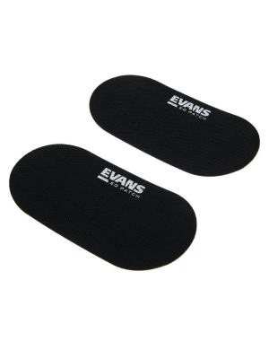 Кик пед для бас-барабана EVANS EQPB2 EQ PATCH BLACK DOUBLE