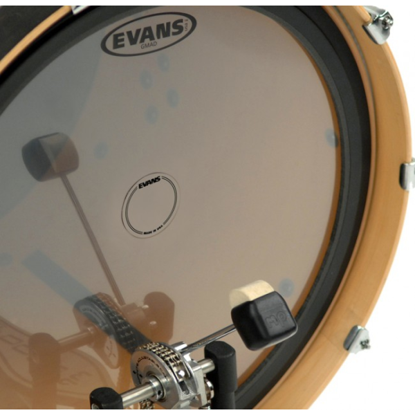 Кік пед для бас-барабана EVANS EQPC1 EQ PATCH CLEAR SINGLE