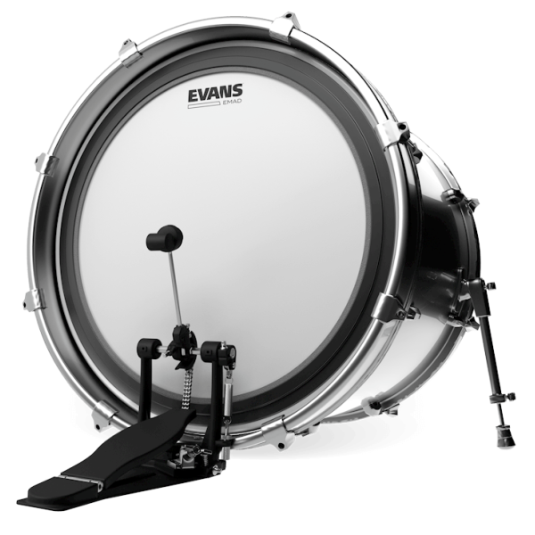 Робочий пластик для бас-барабана EVANS 22" EMAD COATED Bass