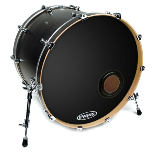 Резонаторний пластик 22 "для бас-барабана EVANS BD22REMAD 22 EMAD RESONANT BLACK
