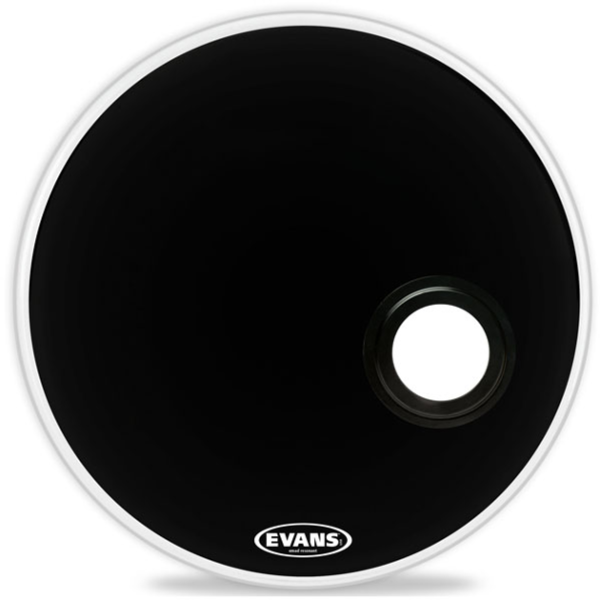 Резонаторний пластик 22 "для бас-барабана EVANS BD22REMAD 22 EMAD RESONANT BLACK