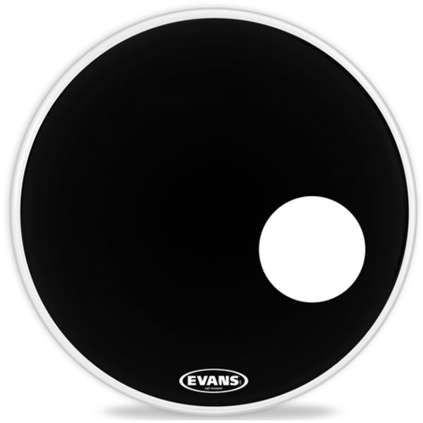 24 резонаторний пластик EQ3 & trade; для бас-барабана. EVANS BD24RB 24 EQ3 RESONANT BLACK