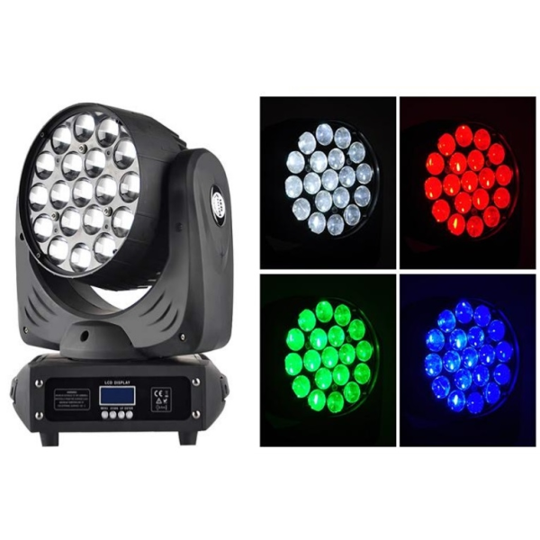 Світлодіодна LED голова New Light M-YL19-12 19x15W Потужність Світлодіодна LED голова New Light M-YL19-12 19x15W Потужність