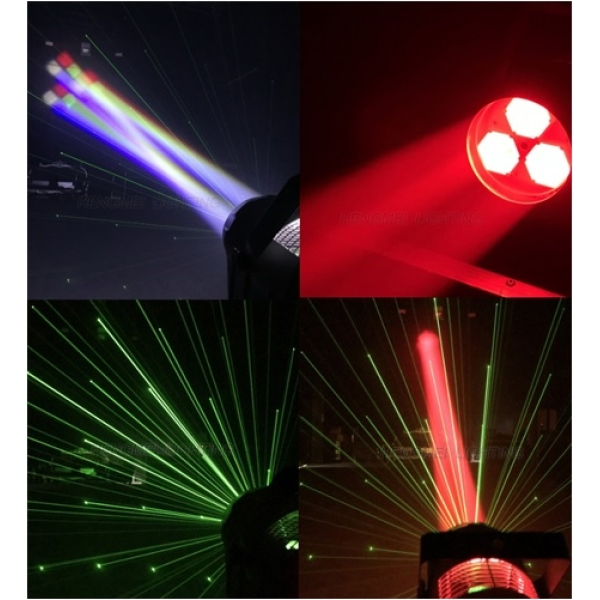 Світловий LED прилад New Light M-L30-50MW RGBW 4 в 1 10W * 3 LED Світловий LED прилад New Light M-L30-50MW RGBW 4 в 1 10W * 3 LED