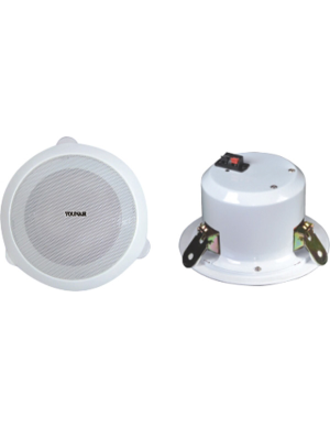 Стельовий гучномовець в вогнестійкому корпусі Younasi Y-602C, 5 ", 3-6Вт, 100В