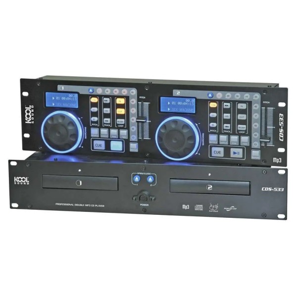 Здвоєний програвач Kool Sound CDS-533