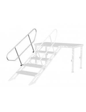 Алюминиевые перила для регулируемой лестницы SBA09.00 SKL