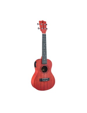 Электроакустическое укулеле Alfabeto COLORED MAHOGANY CM23EQ (Red)