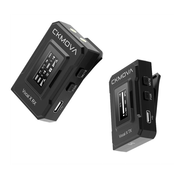 Радіосистема (мікрофон бездротовий) CKMOVA Vocal X V1 (Чорний)