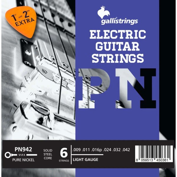 Струни для електрогітари Gallistrings PN942 LIGHT