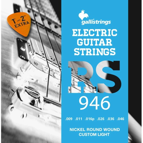 Струни для електрогітари Gallistrings RS946 CUSTOM LIGHT