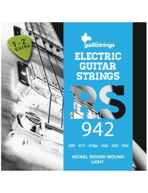 Струны для электрогитары Gallistrings RS942 LIGHT TENSION