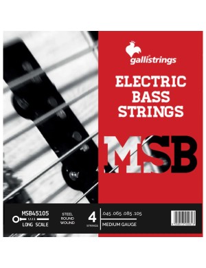 Струны для бас-гитары Gallistrings MSB45105 4 STRINGS MEDIUM