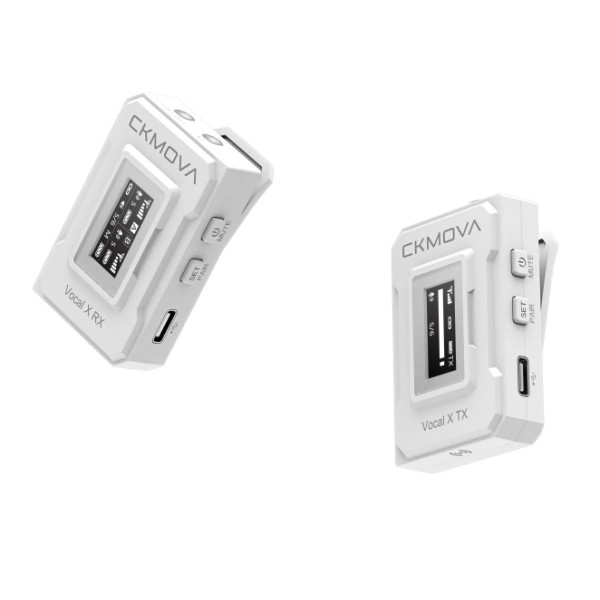 Радіосистема (мікрофон бездротовий) CKMOVA Vocal X V1W (Білий) Радіосистема (мікрофон бездротовий) CKMOVA Vocal X V1W (Білий)