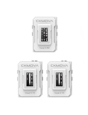 Радиосистема (микрофон беспроводной) CKMOVA Vocal X V2W (Белый)