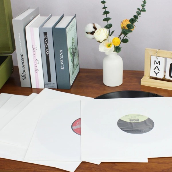 Внутрішні паперові конверти для платівок GOKA GK-R18P (White) (20 шт. в упаковці)