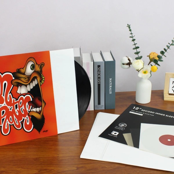 Внутрішні паперові конверти для платівок GOKA GK-R18P (White) (20 шт. в упаковці)