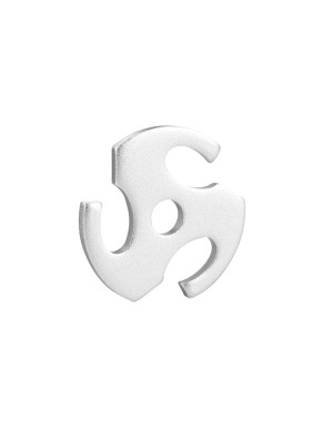 Адаптер на 45 обертів для вінілових платівок GOKA GK-R23B (Silver)