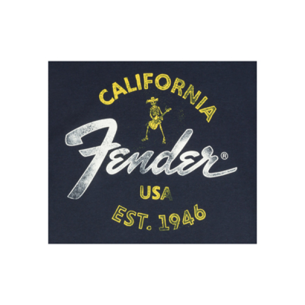 Футболка FENDER T-SHIRT BAJA BLUE XL