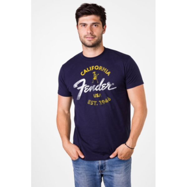 Футболка FENDER T-SHIRT BAJA BLUE XL