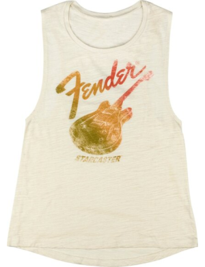 Майка FENDER T-SHIRT SLEEVELESS WOMEN'S STARCASTER NATURAL WHITE XL