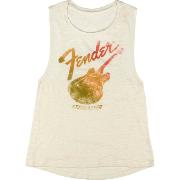 Майка FENDER T-SHIRT SLEEVELESS WOMEN'S STARCASTER NATURAL WHITE XL