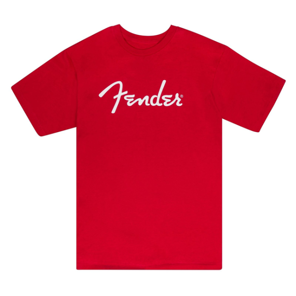Футболка FENDER T-SHIRT SPAGHETTI LOGO DAKOTA RED L