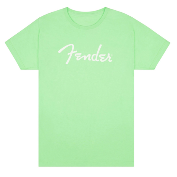 Футболка FENDER T-SHIRT SPAGHETTI LOGO SURF GREEN XL