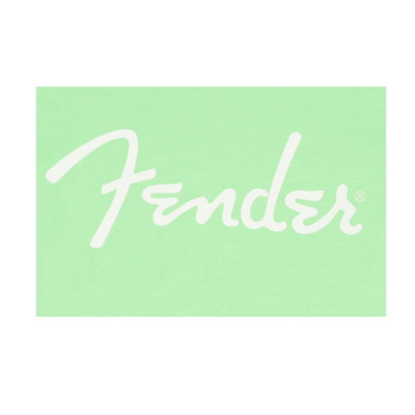Футболка FENDER T-SHIRT SPAGHETTI LOGO SURF GREEN XL