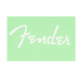 Футболка FENDER T-SHIRT SPAGHETTI LOGO SURF GREEN XL