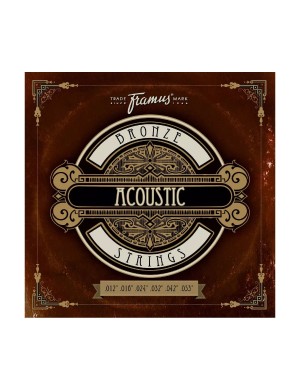 Струни для акустичної гітари FRAMUS 48220 Bronze Medium (12-53)