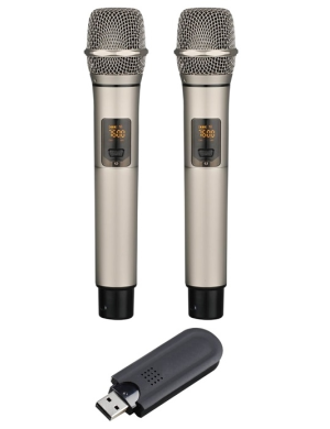 USB радіосистема з двома ручними мікрофонами Younasi UF-220B