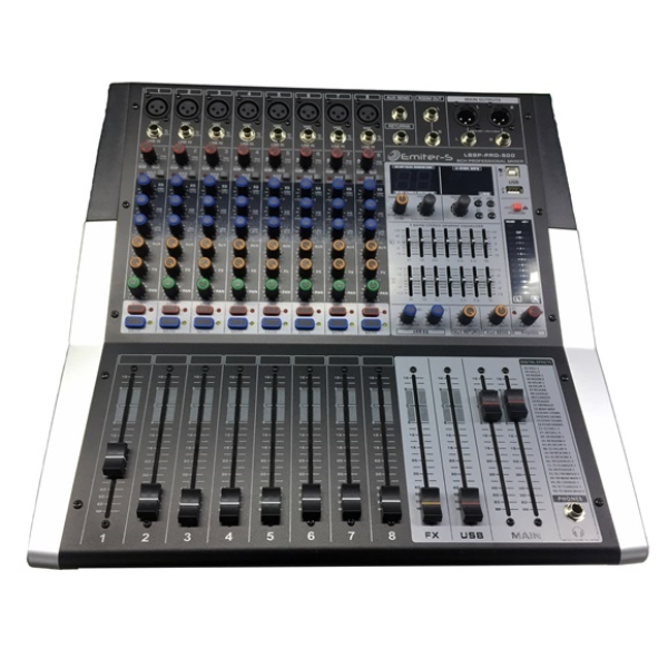 Активний пульт мікшерний Emiter-S LS8P-PRO-500 Активний пульт мікшерний Emiter-S LS8P-PRO-500