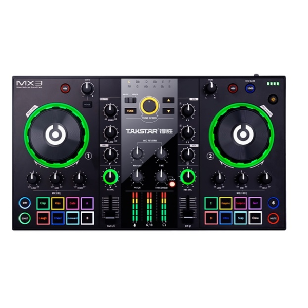 DJ-контролер Takstar MX3 Mixer Webcast DJ-контролер Takstar MX3 Mixer Webcast