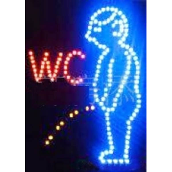 Світлодіодна рекламна вивіска New Light TL-214 "WC man" Світлодіодна рекламна вивіска New Light TL-214 "WC man"