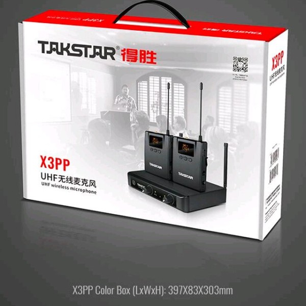 Бездротова радіосистема з петличним мікрофоном Takstar X3PP UHF