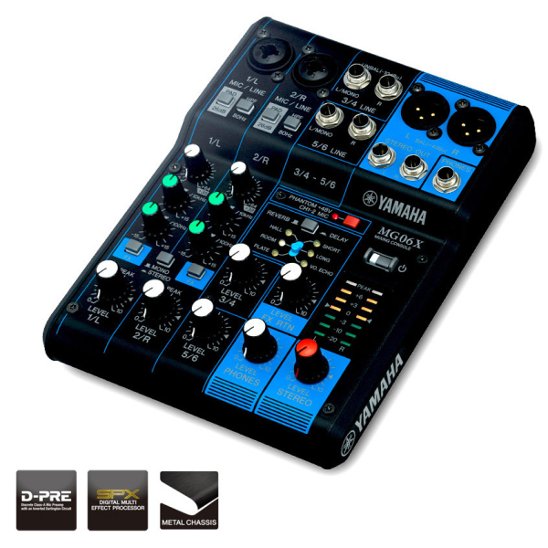 Мікшерний пульт YAMAHA MG06X