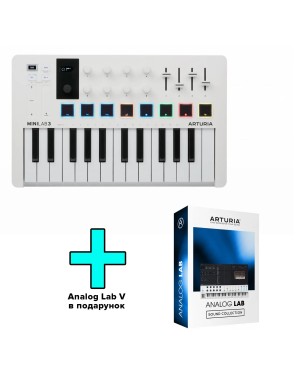 MIDI-клавіатура Arturia MiniLab 3 + Arturia Analog Lab V