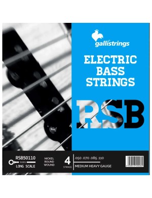 Струны для бас-гитары Gallistrings RSB50110 4 STRINGS MEDIUM HEAVY