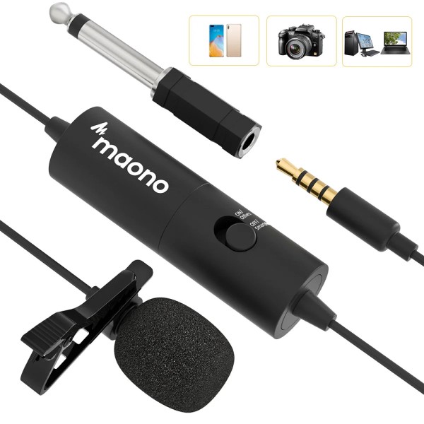 Мікрофон петличний Maono AU100