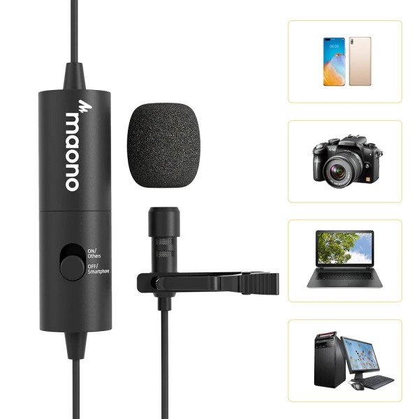 Мікрофон петличний Maono AU100