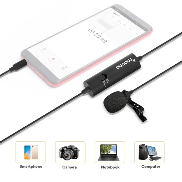 Мікрофон петличний Maono AU100