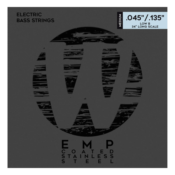Струни для бас-гітари Warwick 38301 EMP 5-String (45-135, Medium, нержавіюча сталь, США)
