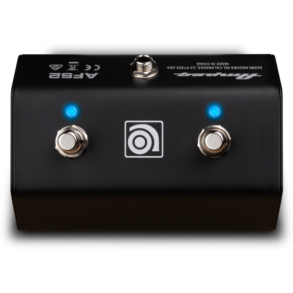 Футсвіч Ampeg AFS2 (2-кнопковий, металевий, з TRS-кабелем)