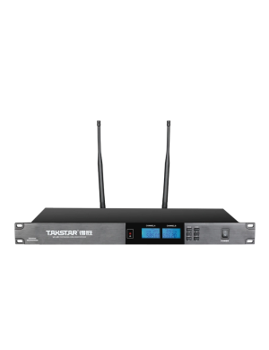 Приемник беспроводной микрофонной системы Takstar UC-2R (двухканальный)