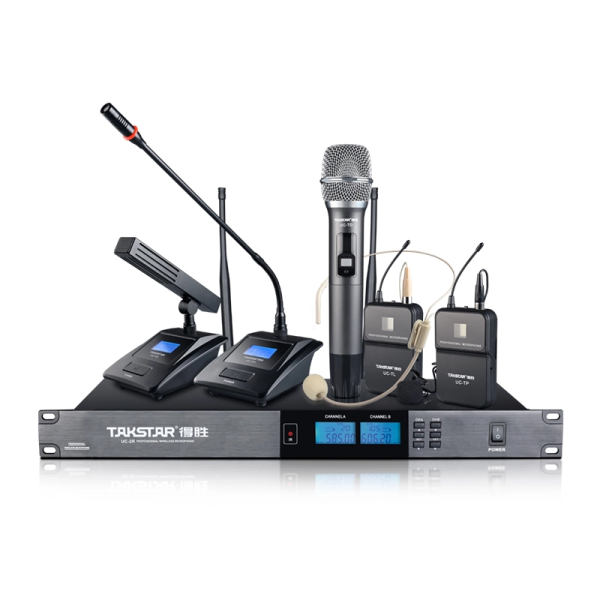 Приймач бездротової мікрофонної системи Takstar UC-2R (двоканальний) Приймач бездротової мікрофонної системи Takstar UC-2R (двоканальний)