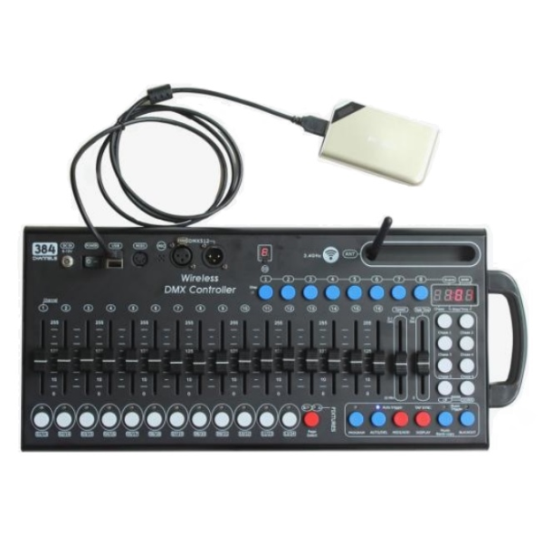 Бездротовий DMX контролер 2.4G New Light C-384W Бездротовий DMX контролер 2.4G New Light C-384W