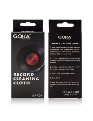 Серветки з мікрофібри для чищення платівок GOKA GK-R05